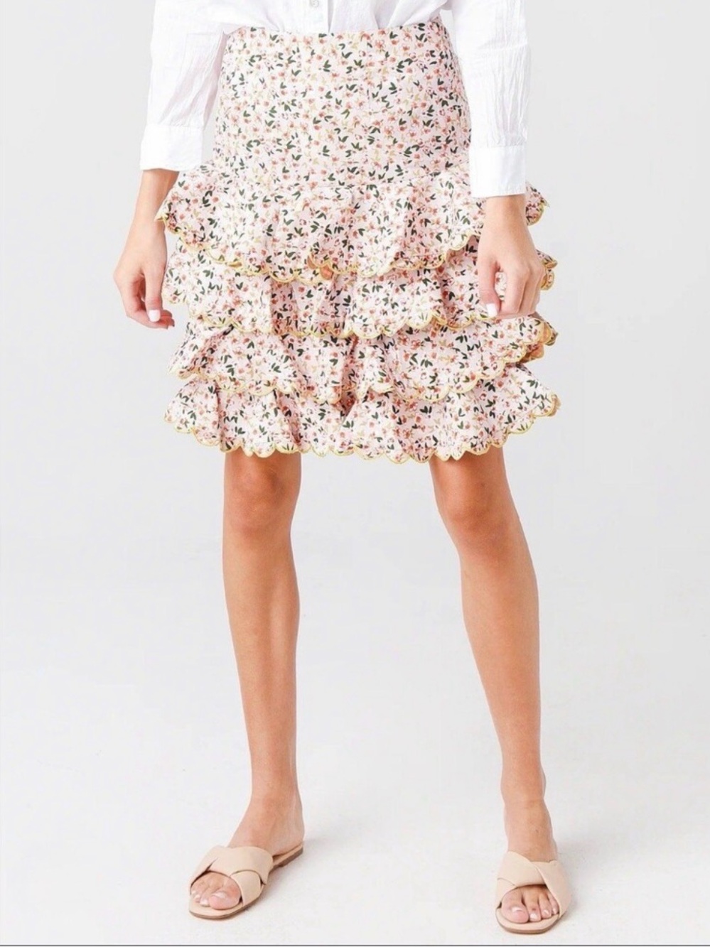 Celia B Chihuahua Midi Skirt Size S NWOT